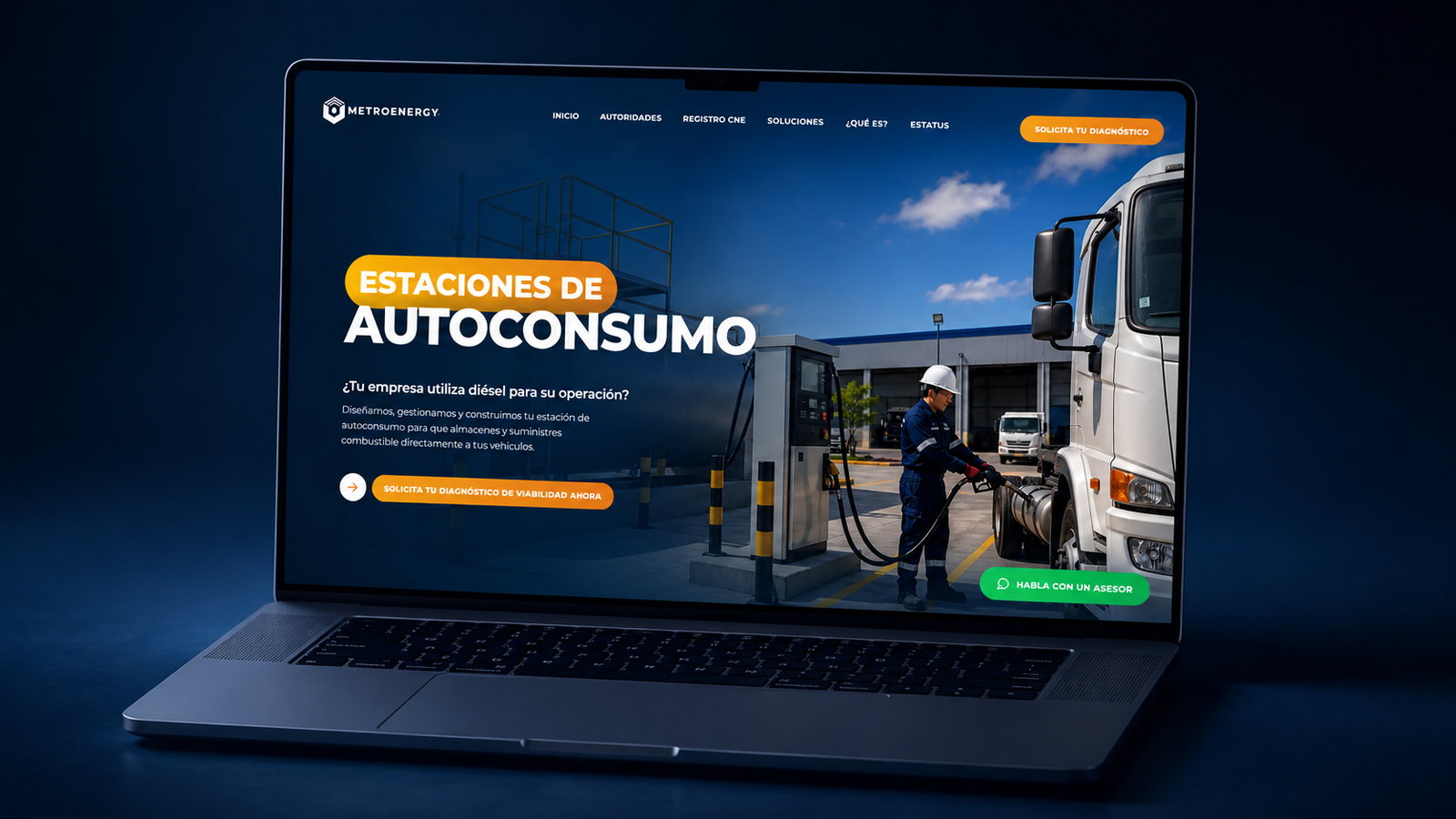 MetroEnergy Autoconsumos — sitio web